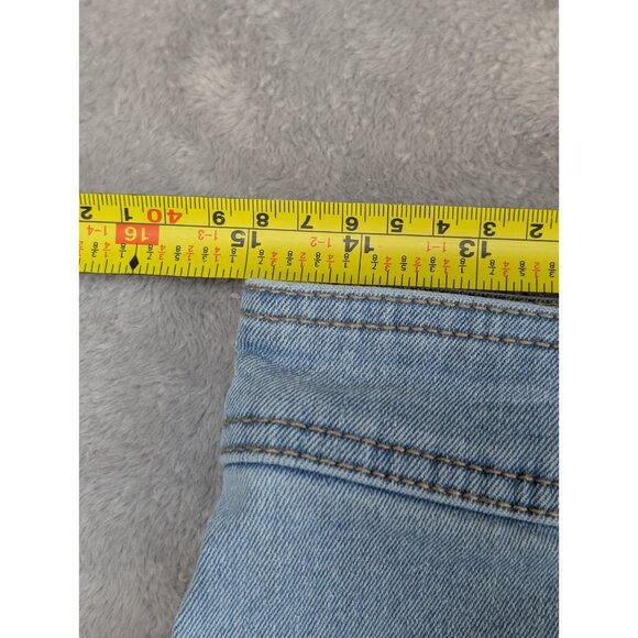 Guess Wide Leg Jeans Womens Size 30 High Rise Distressed Hem Hipster Y2K Preppy - Picture 5 of 10